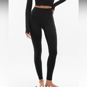 Athleta Salutation Stash High Rise Legging Black Size Medium